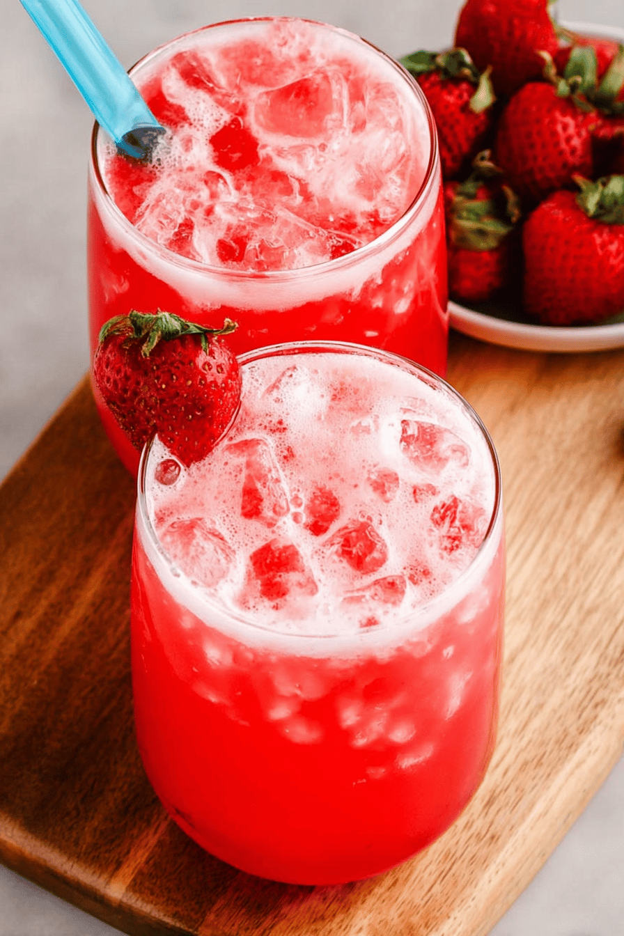Strawberry Breeze Swig-Inspired Refresher