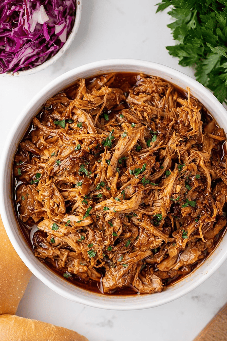 Sweet Asian Honey Balsamic Pulled Pork