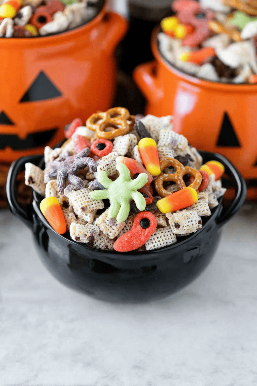 Sweet Crunchy Halloween Monster Munch