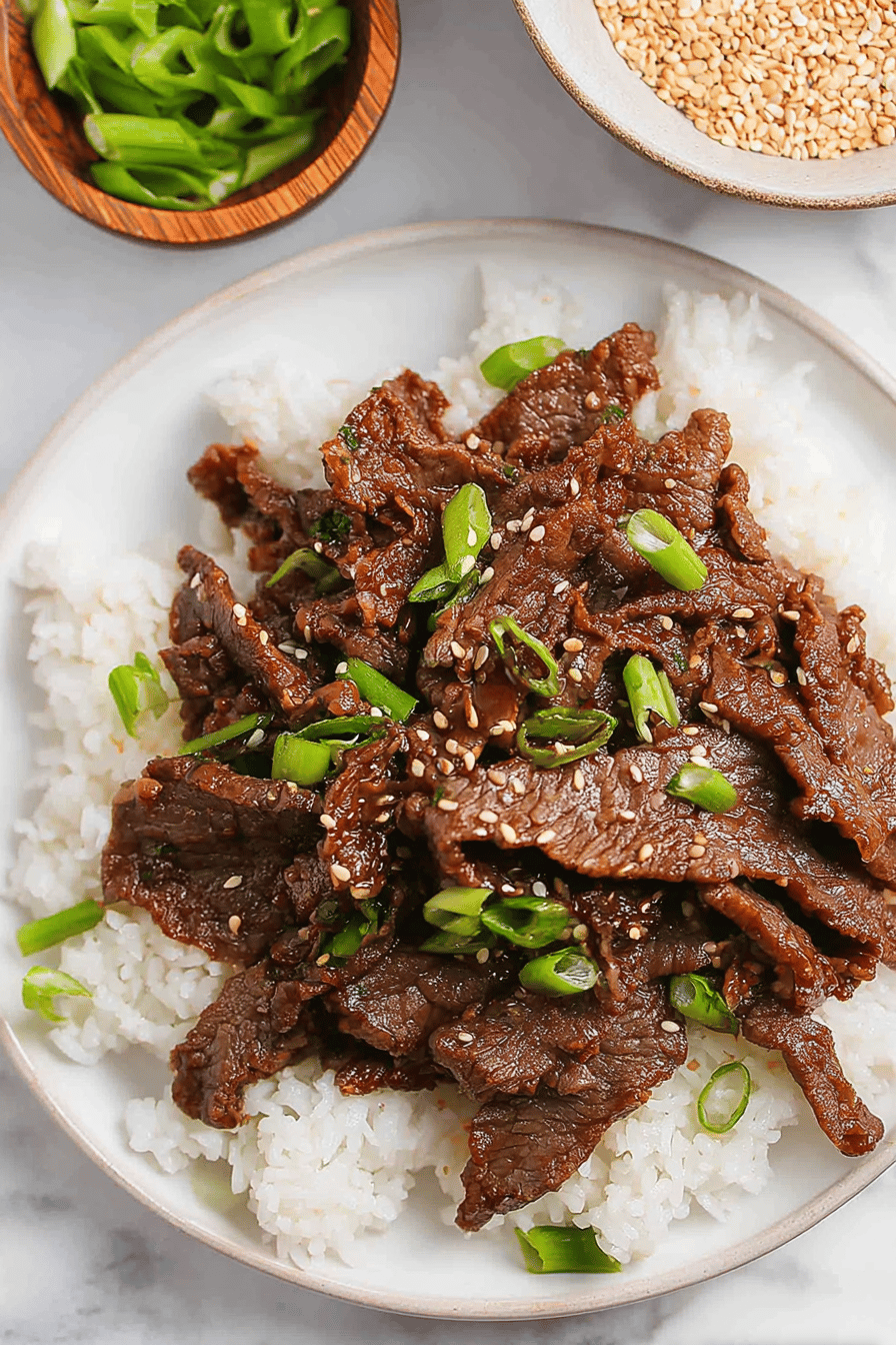 Sweet Savory Korean Beef Bulgogi Strips