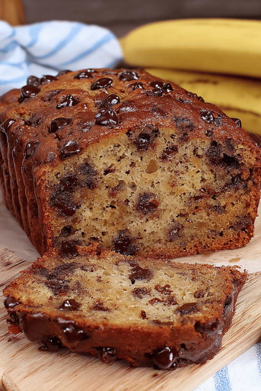 Ultimate Chocolate Chip Banana Bread Recipe