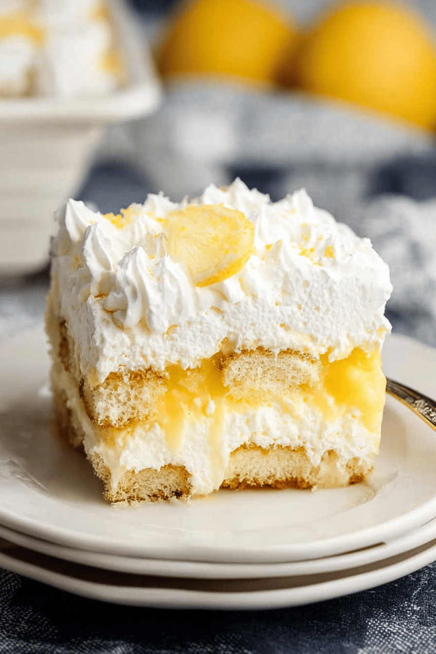 Zesty Lemon Tiramisu Delight