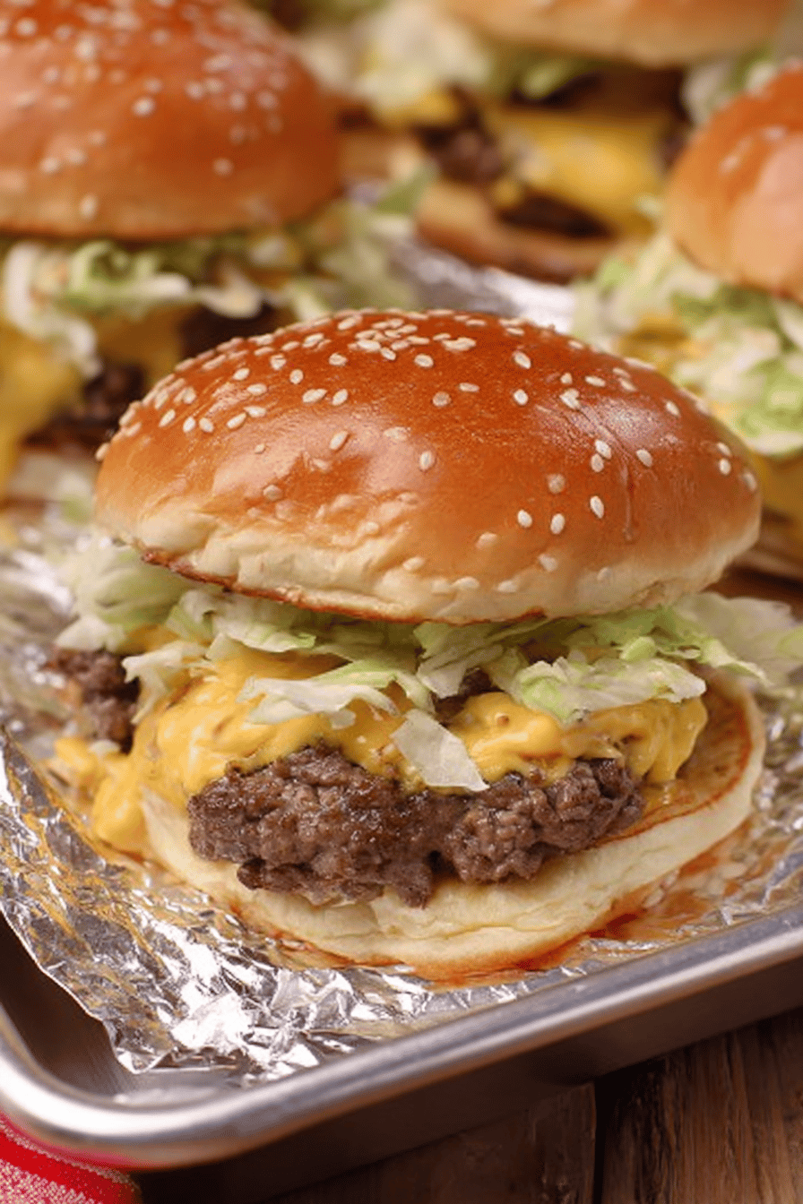 Beefy Big Mac Sliders with Classic Sauce