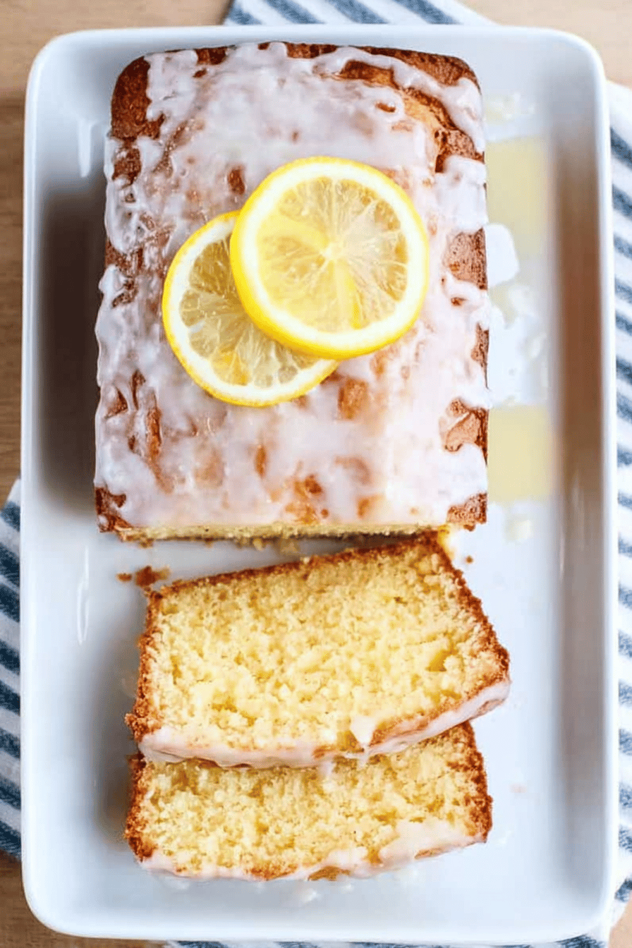 Bright Lemon Curd Loaf Cake Delight