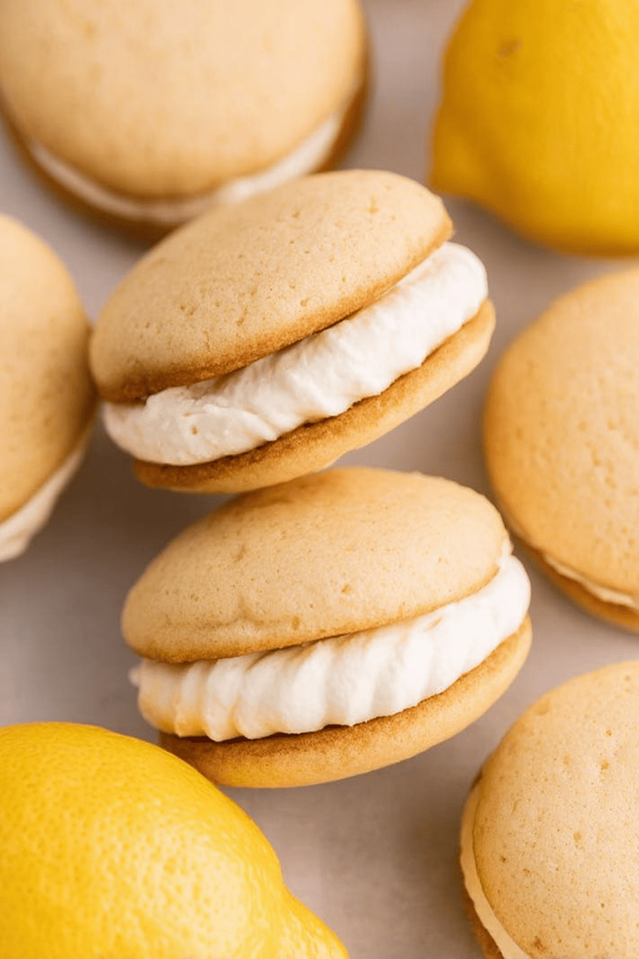 Bright Lemon Whoopie Pie Delights