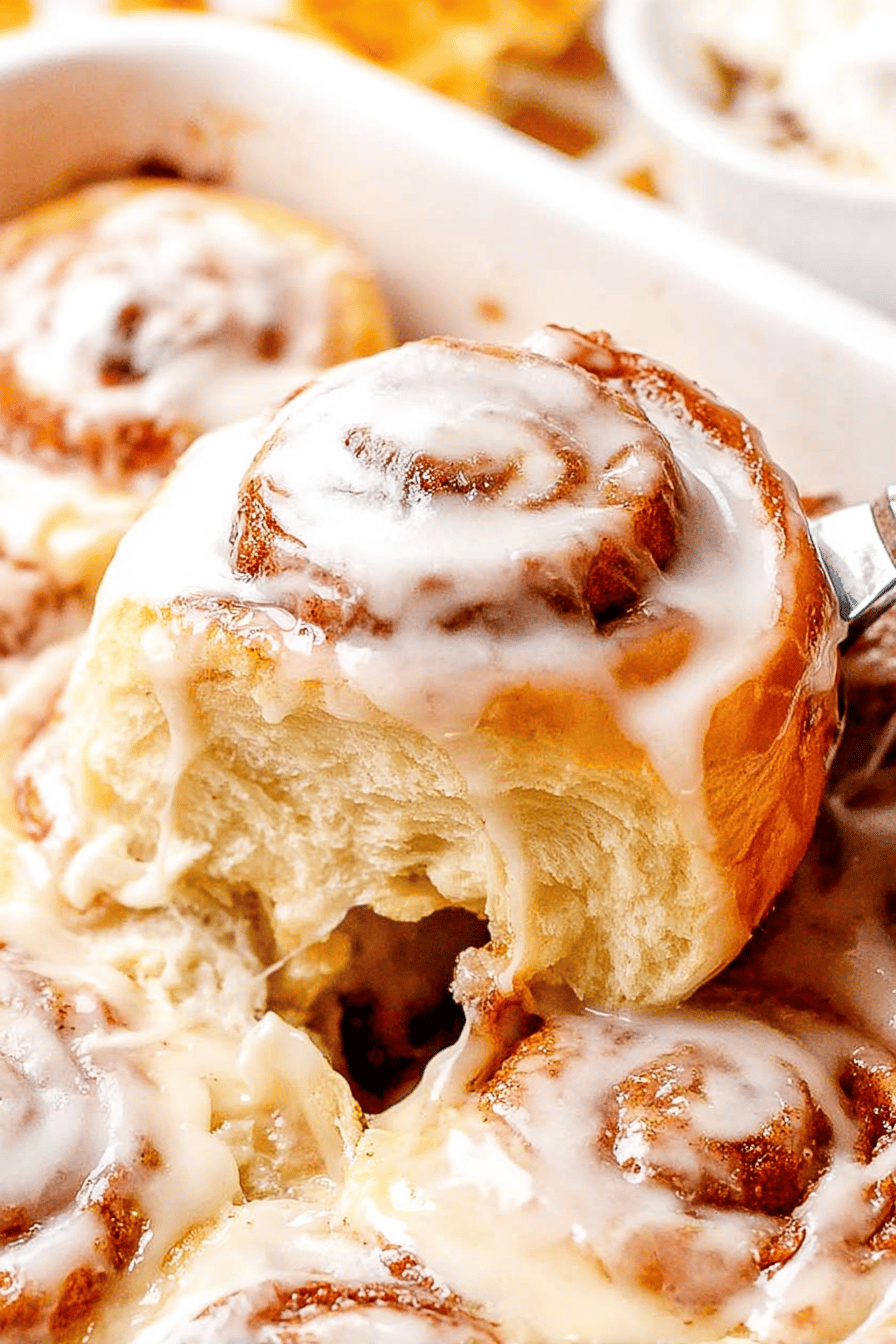 Buttery Brioche Cinnamon Rolls with Cream Cheese Icing
