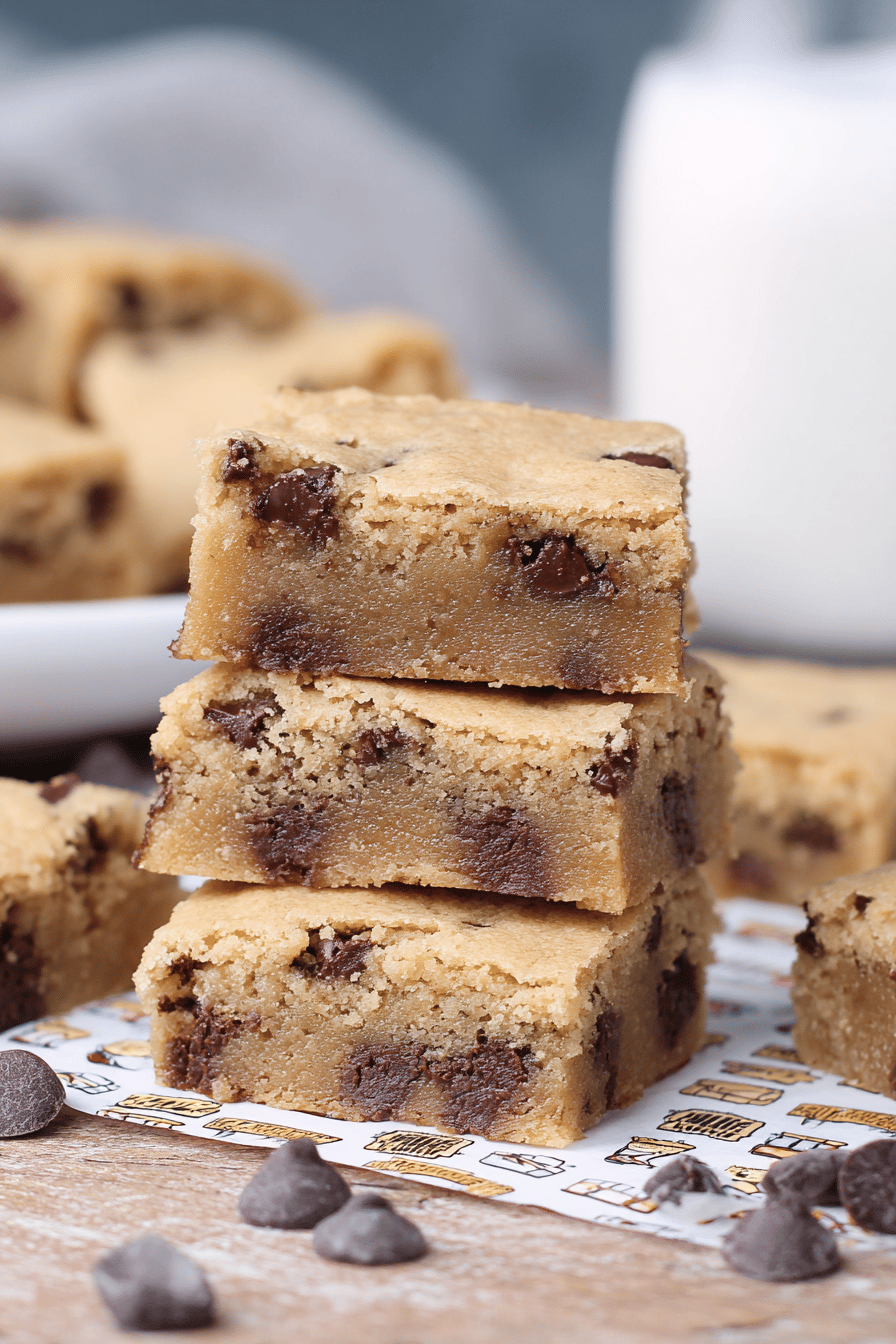 Classic Chewy Chocolate Chip Cookie Bars