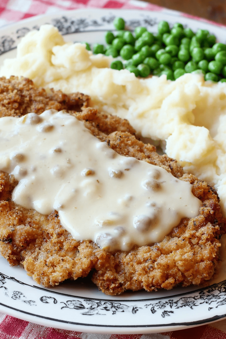 Classic Southern Chicken Fried Steak with Creamy Gravy