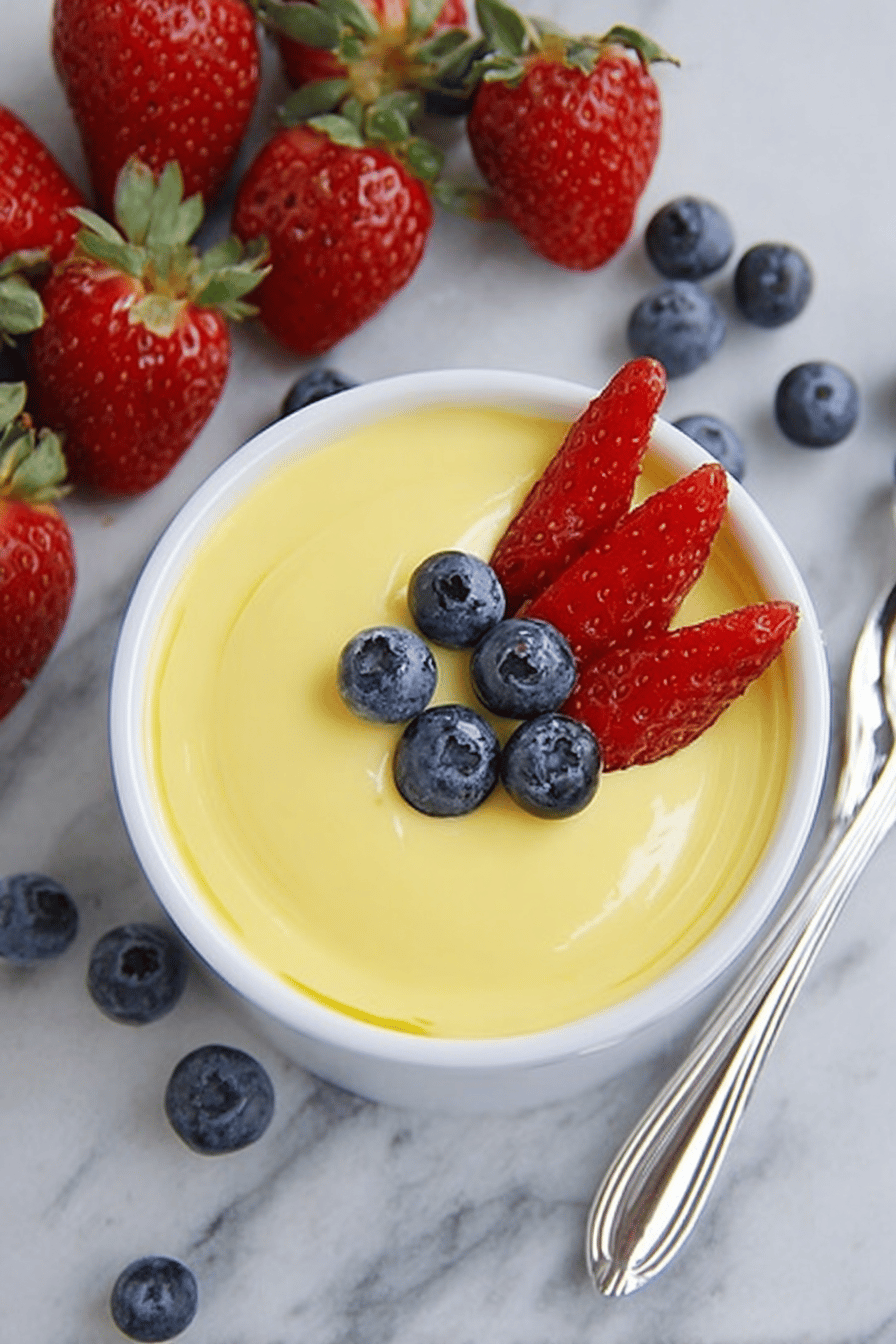Classic Vanilla Custard for Dessert Delights