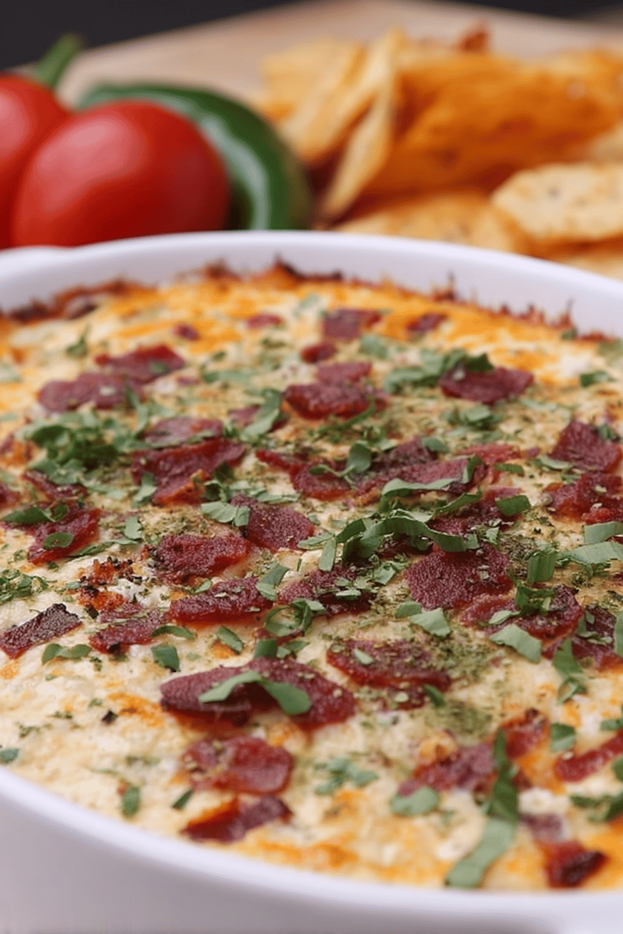 Creamy Bacon Jalapeno Popper Dip