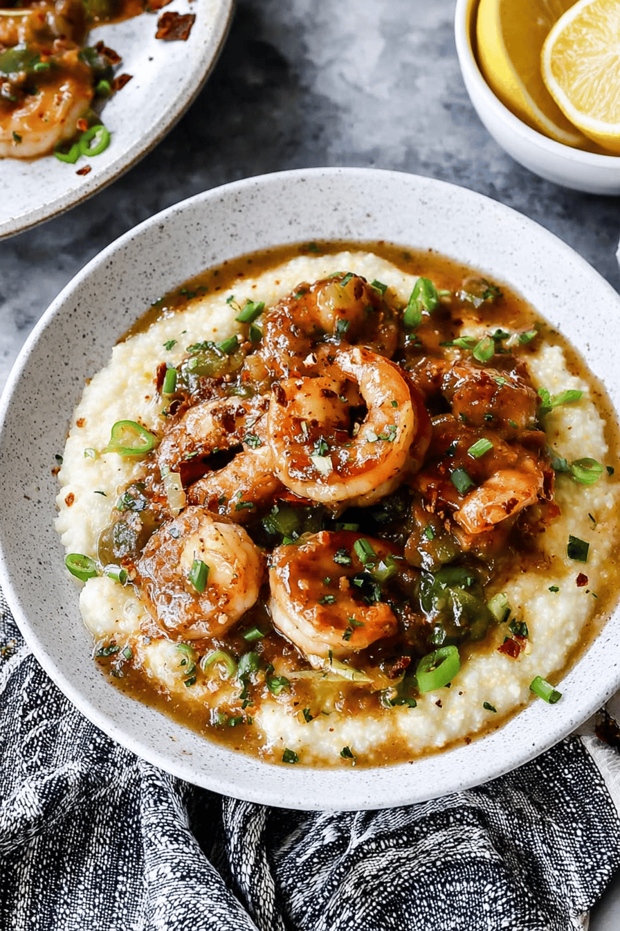 Creamy Cheesy Shrimp and Grits Delight
