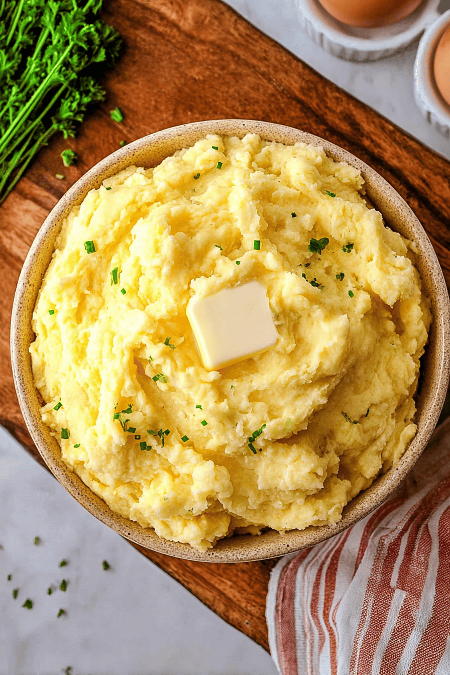 Creamy Yukon Gold Mashed Potatoes Delight
