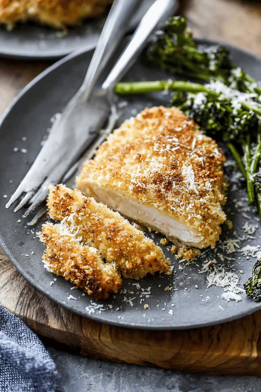 Crispy Baked Parmesan Chicken Delight