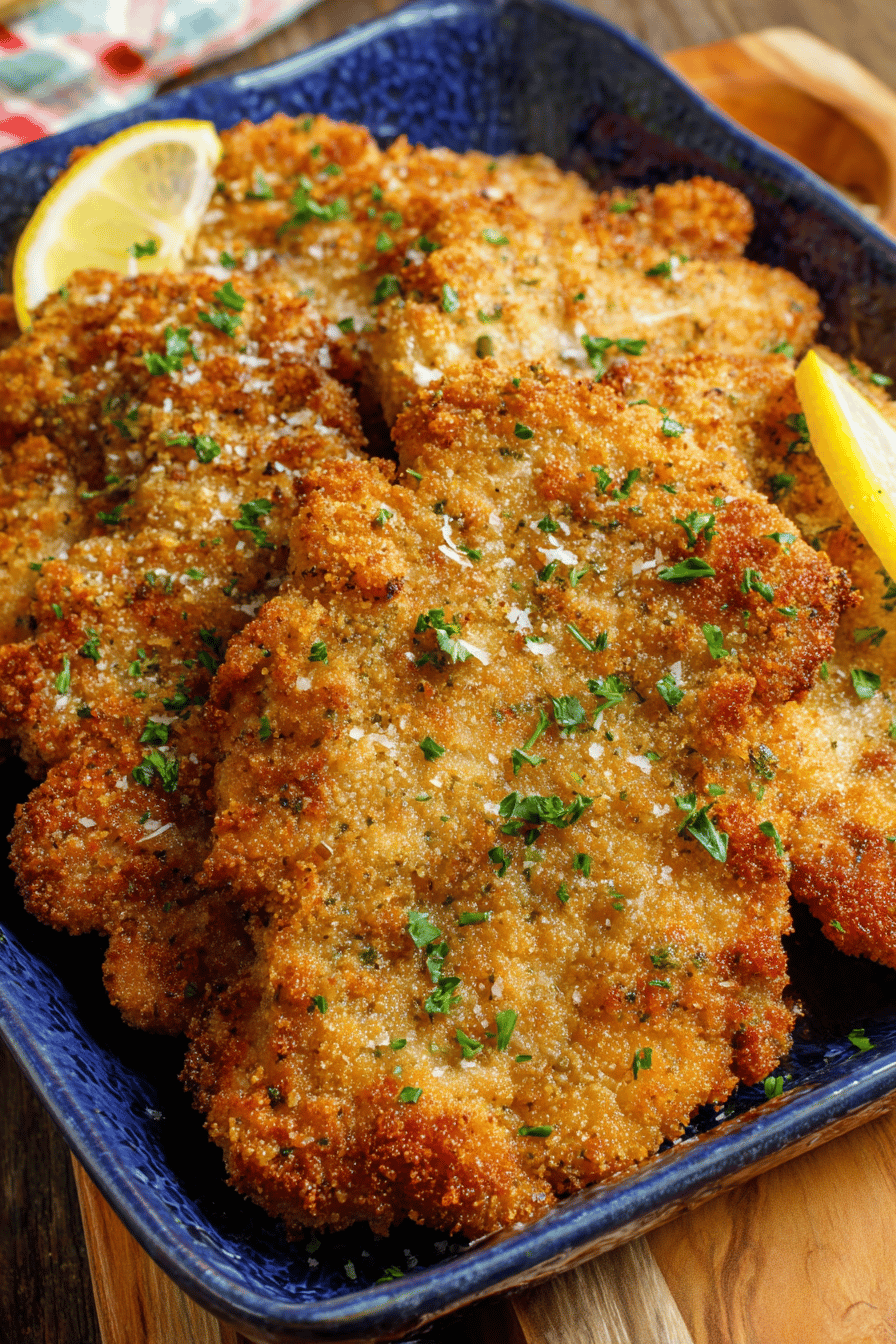 Crispy Pork Schnitzel Comfort Dinner
