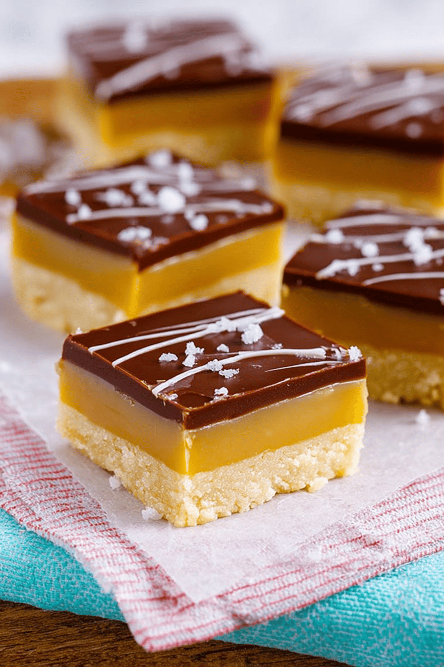 Decadent Millionaire Bars with Caramel and Shortbread