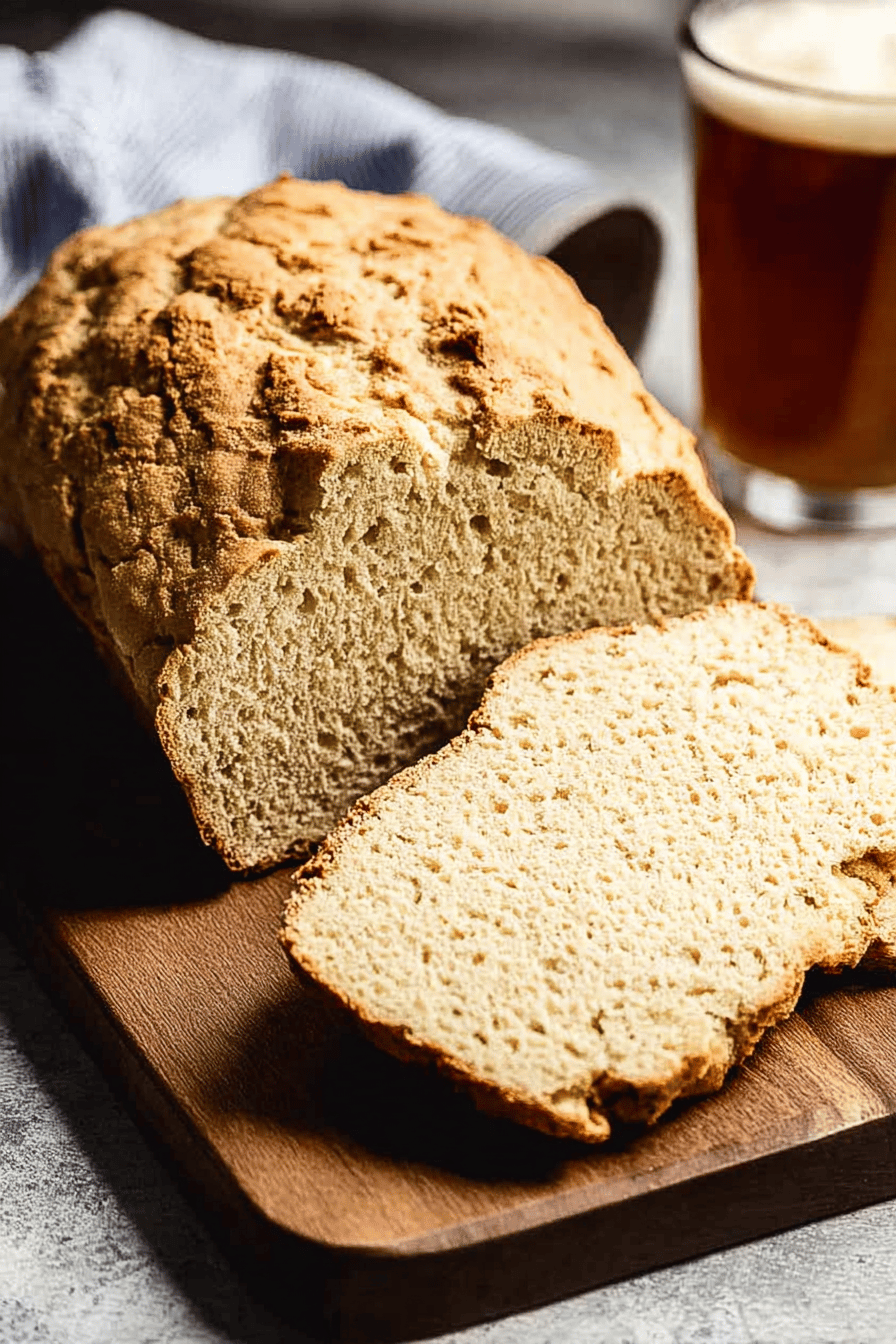 Easy Buttery Beer Bread in 5 Minutes