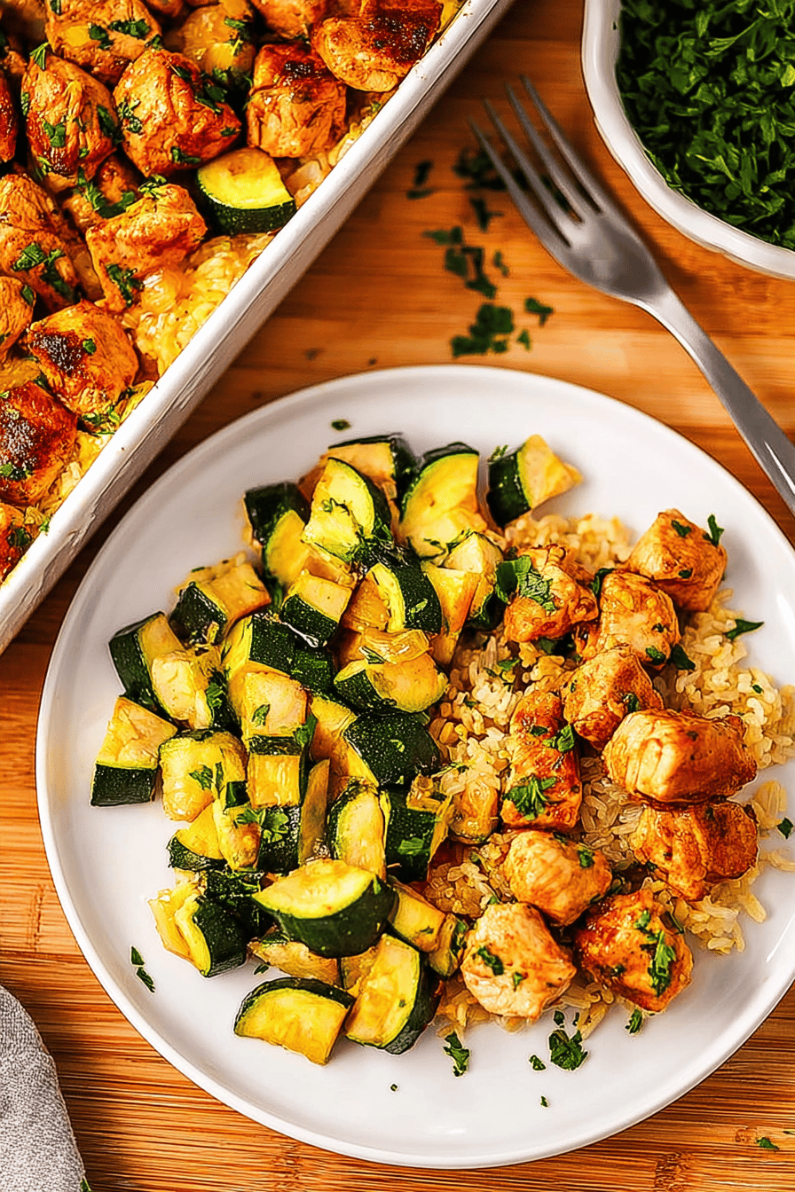 Easy Chicken Zucchini Bake One-Dish Wonder