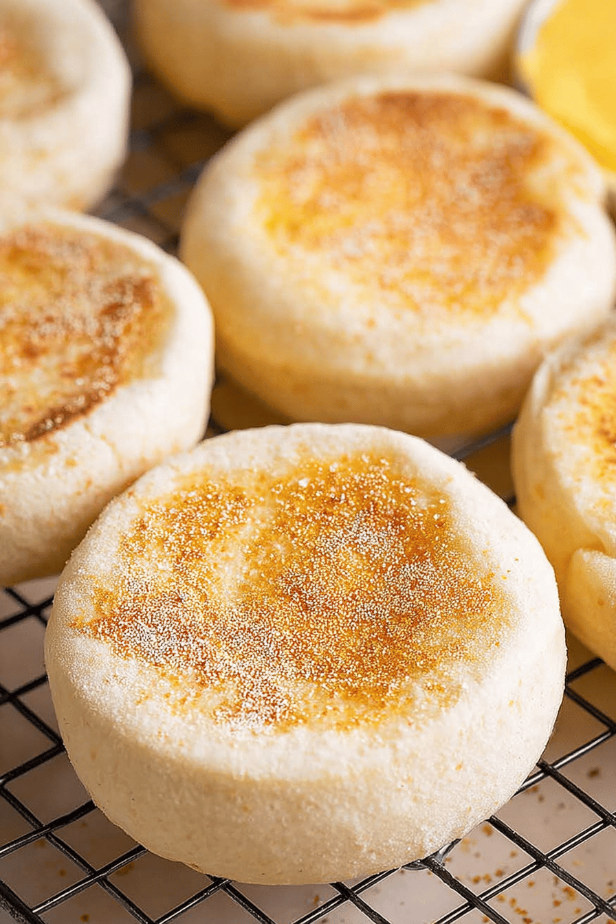 Easy Homemade English Muffins with Perfect Crannies