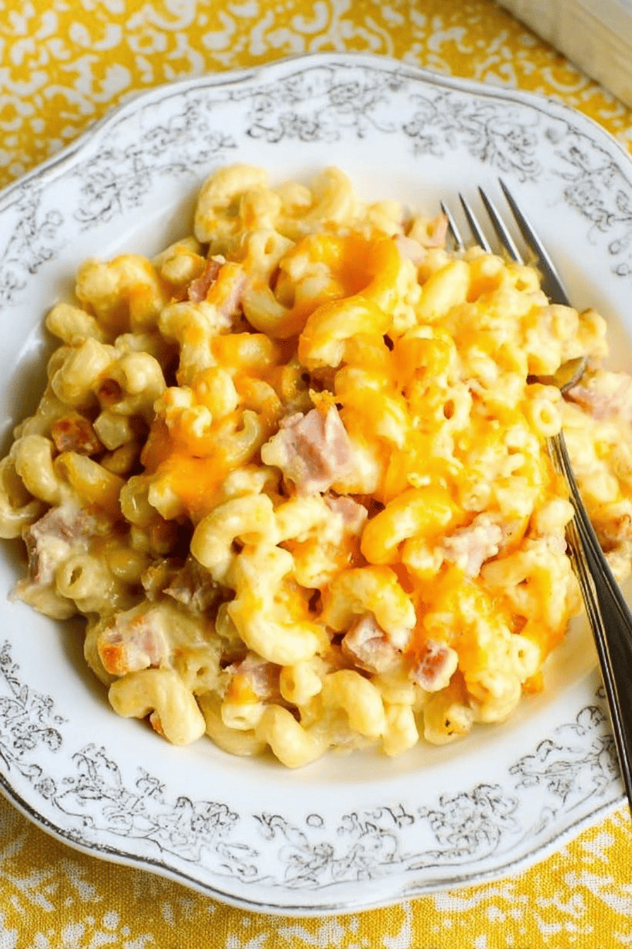 Easy Instant Pot Ham and Cheese Macaroni