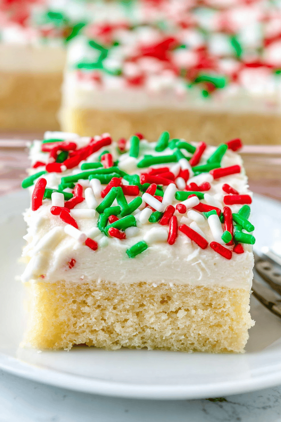 Festive Christmas Sugar Cookie Bars Delight