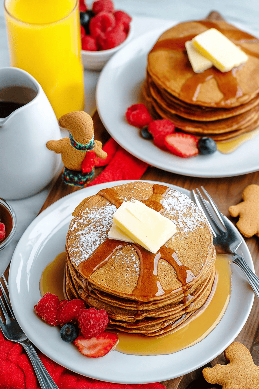 Festive Gingerbread Pancakes for Cozy Mornings