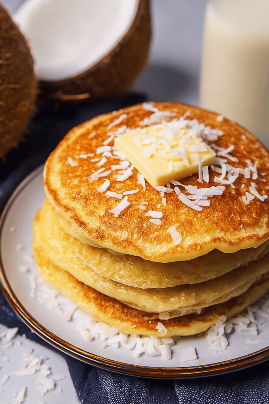 Fluffy Coconut Pancakes for Breakfast Bliss