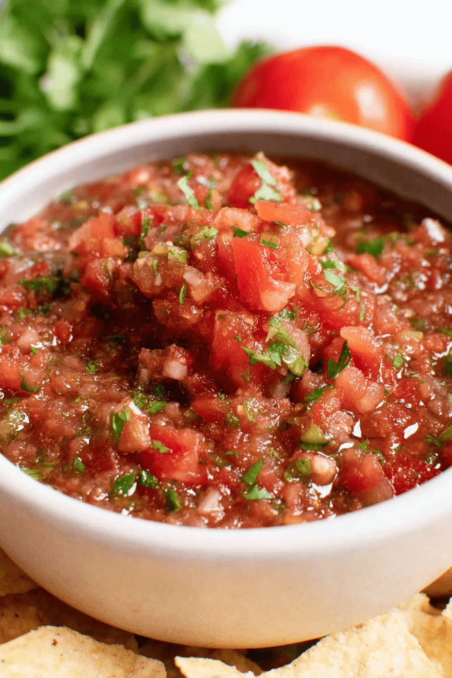 Fresh Homemade Salsa Like Your Favorite Restaurant