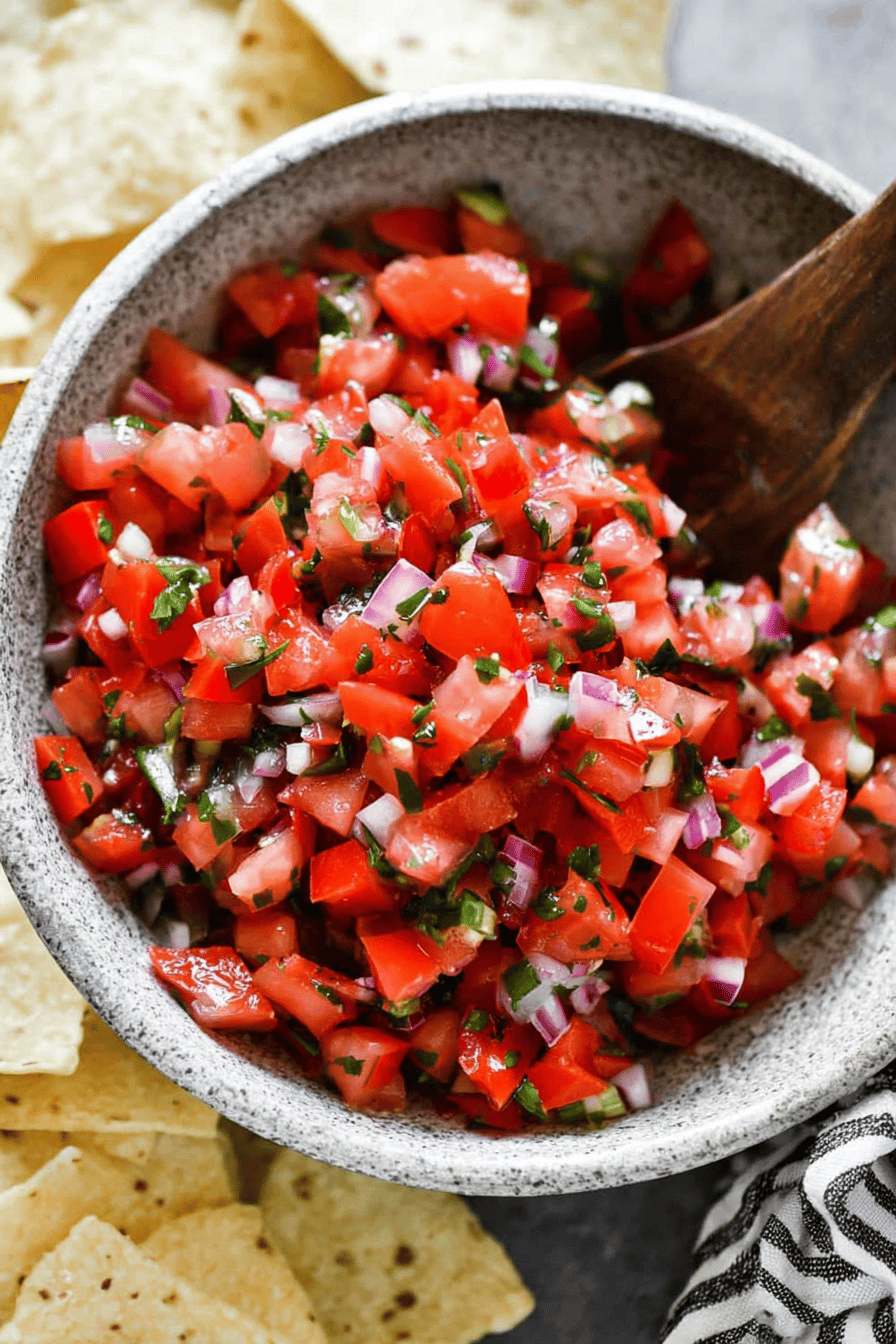 Fresh Pico de Gallo in 10 Minutes