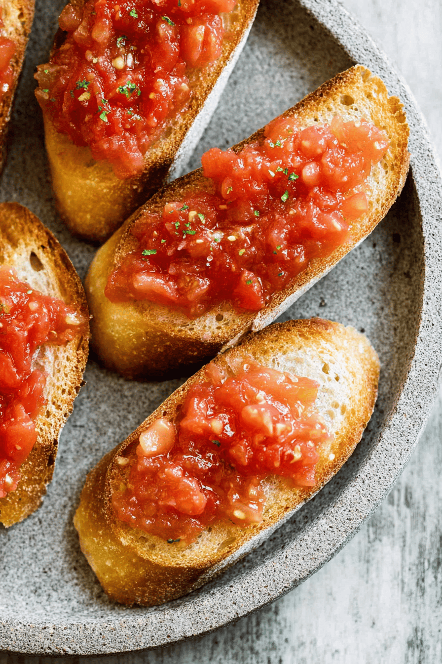 Garlic Tomato Toast: Spain’s Favorite Breakfast