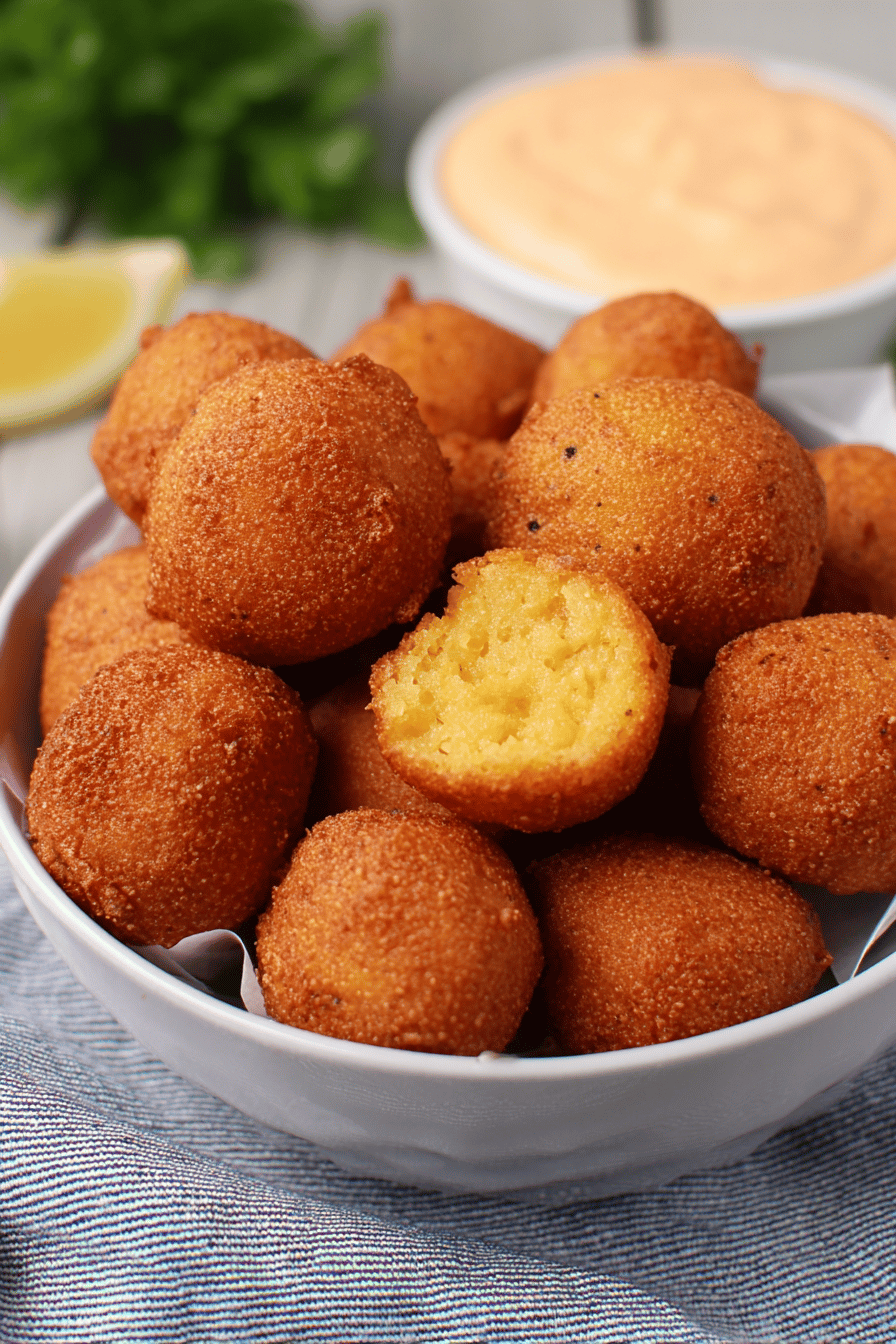 Golden Crispy Buttermilk Hush Puppies Recipe