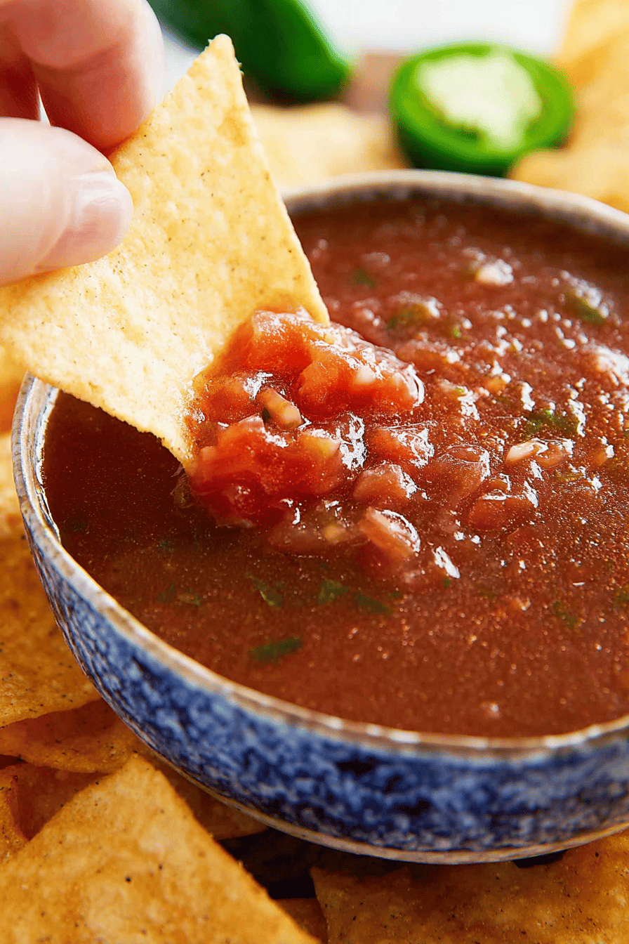 Homemade Chili’s Copycat Salsa Recipe