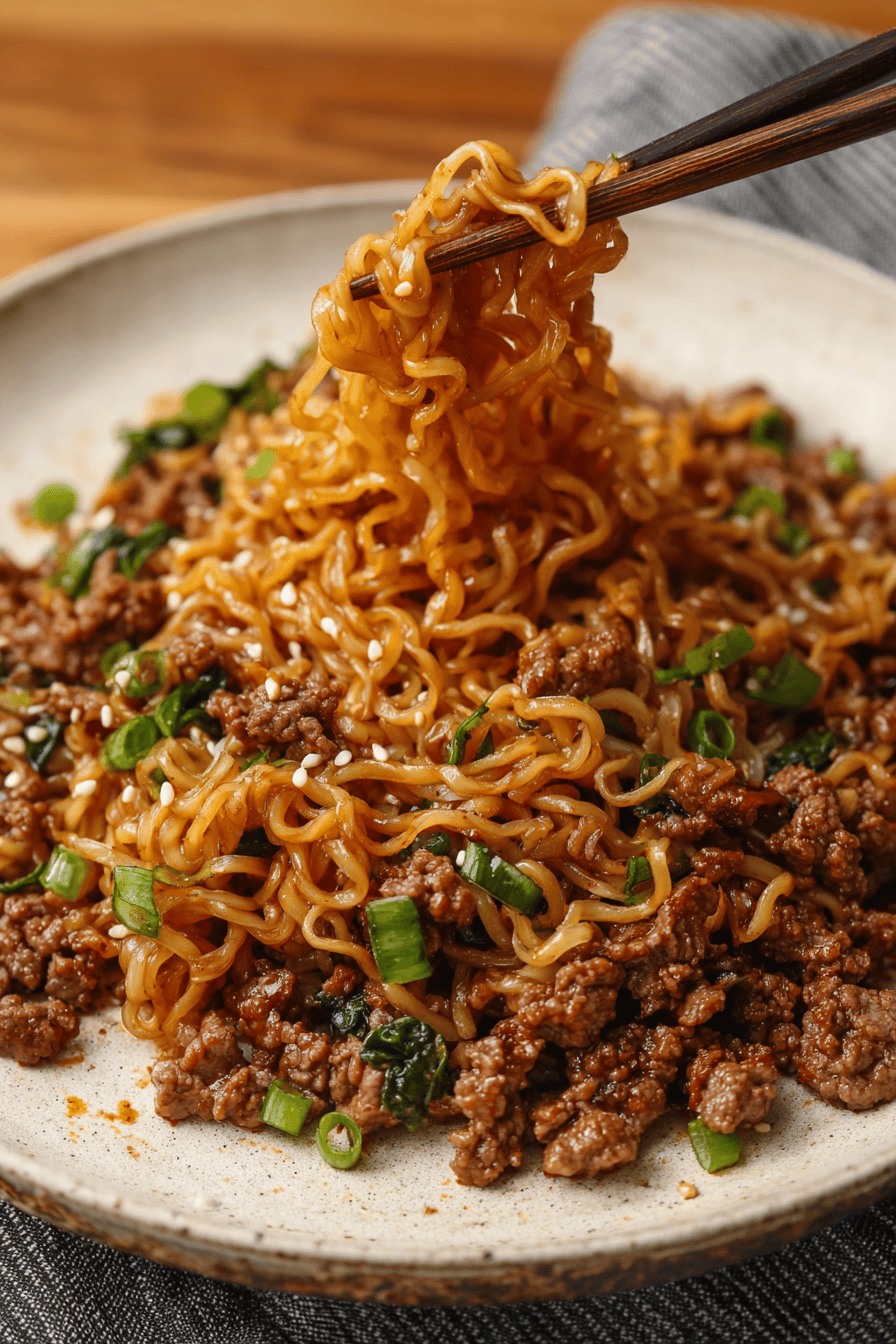 Korean Beef Noodle Umami One-Pot Delight