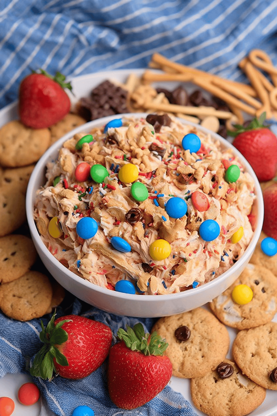 Monster Cookie Dip Recipe No-Bake Fun