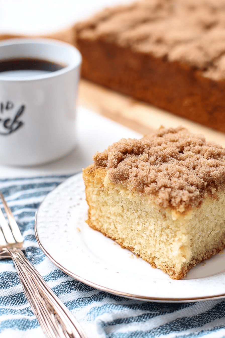 Perfect Classic Coffee Cake with Cinnamon Streusel