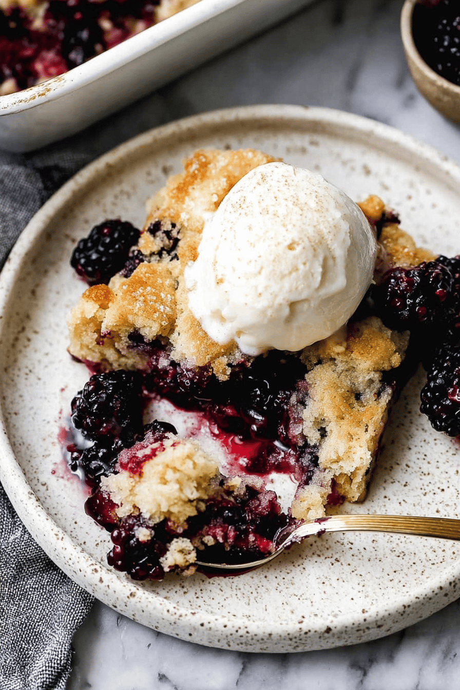 Quick Blackberry Cobbler Recipe for Year-Round Comfort