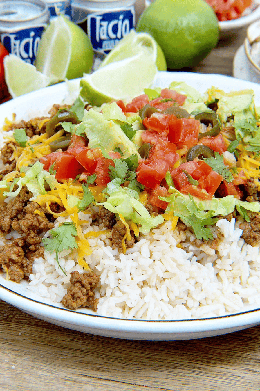Quick & Easy Taco Rice Dinner