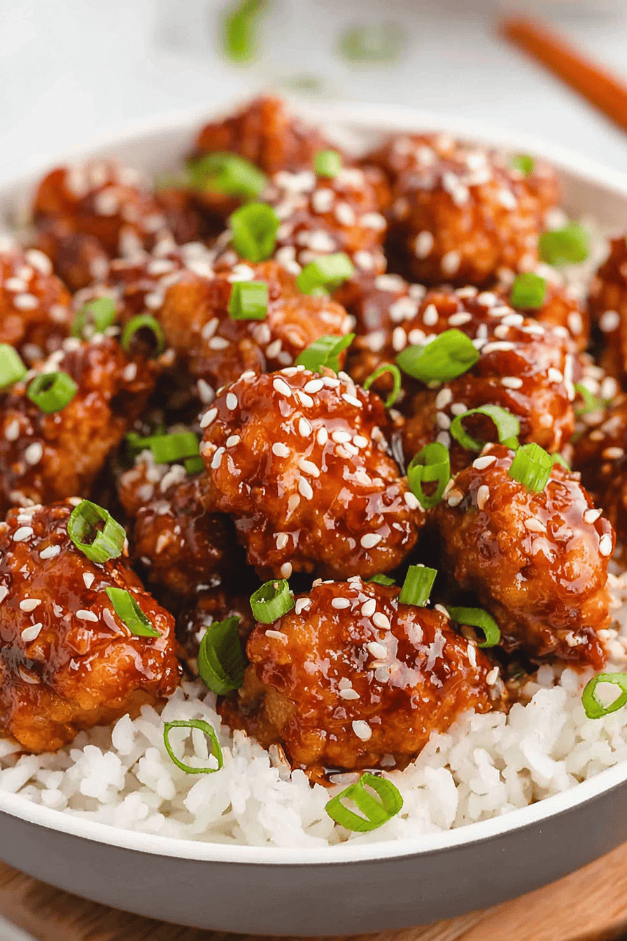 Quick Sweet-Spicy Sesame Chicken Bites