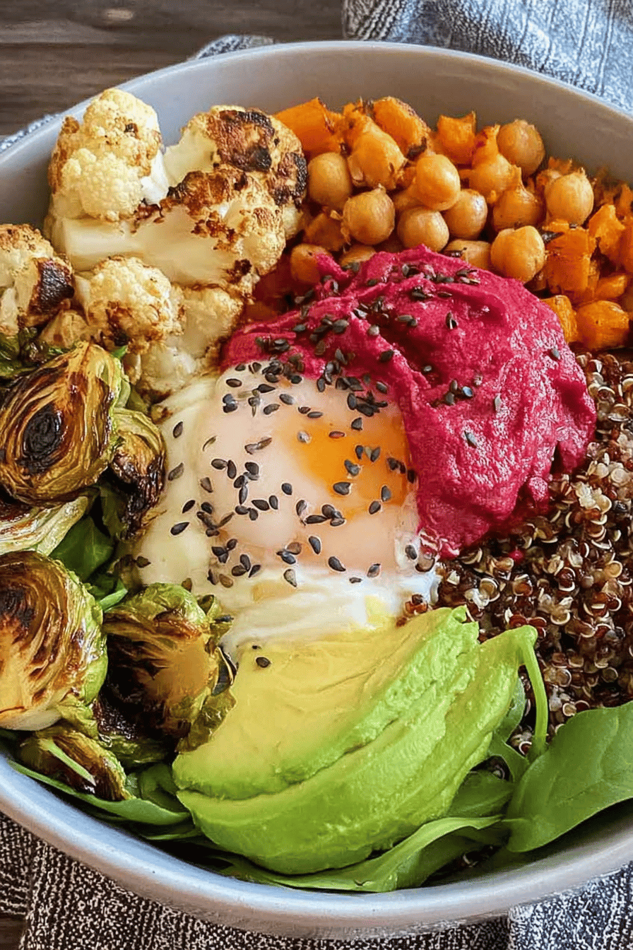 Roasted Chickpea Pumpkin Nourish Bowl