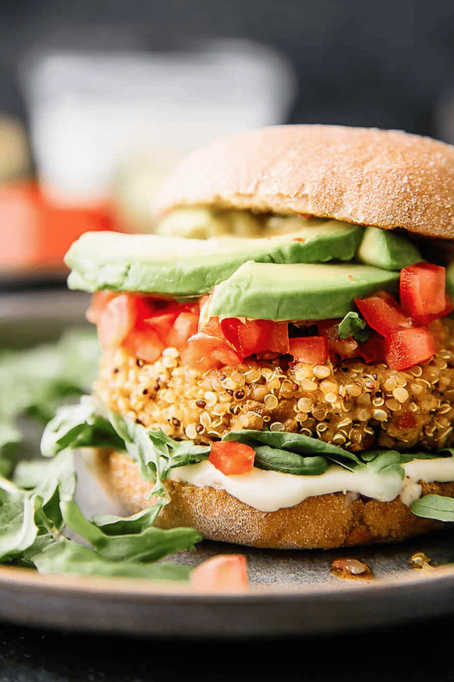 Savory Protein-Packed Quinoa Burger Recipe