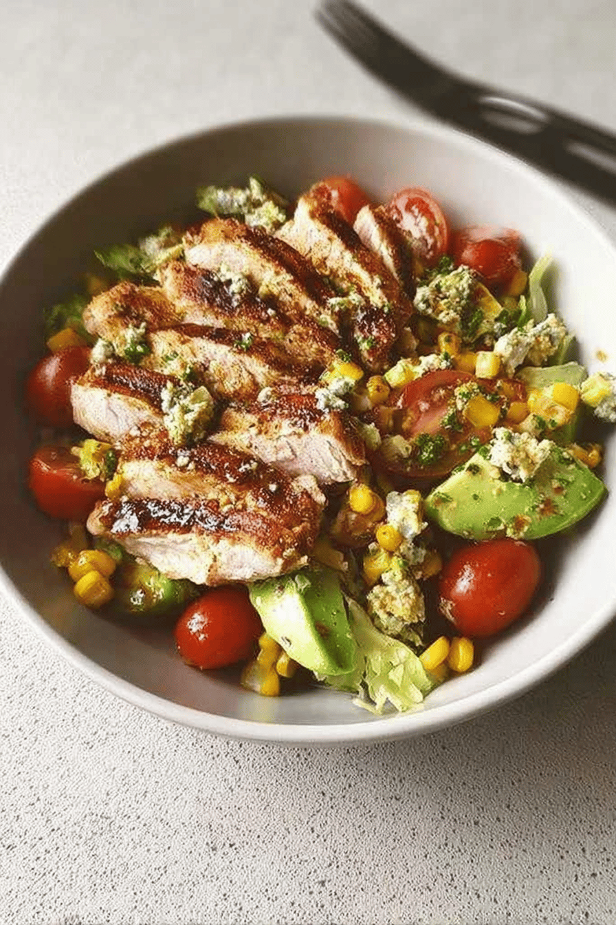 Smoky Summer Chicken Salad with Peaches