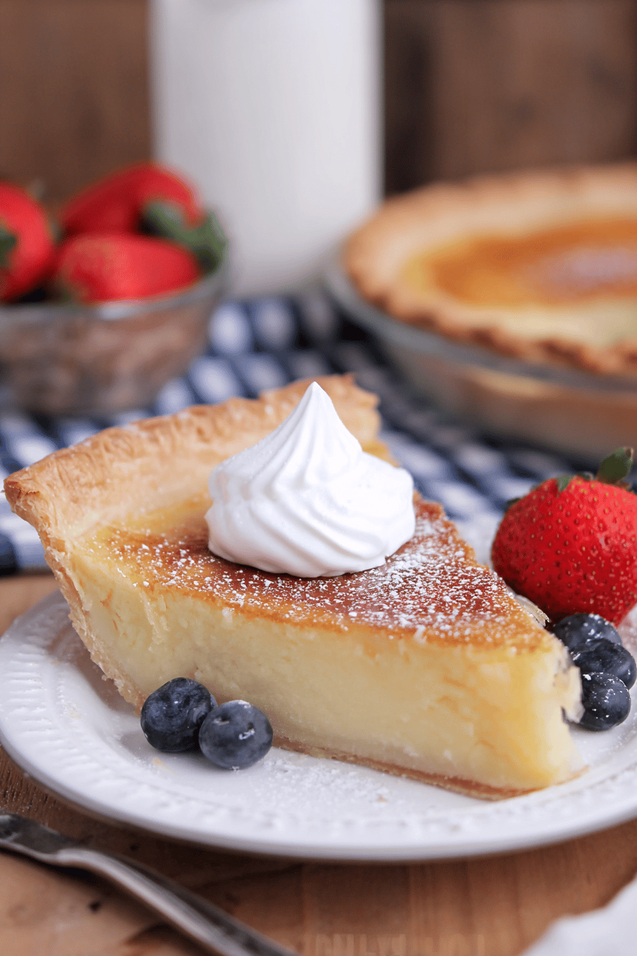 Southern-Style Creamy Buttermilk Custard Pie