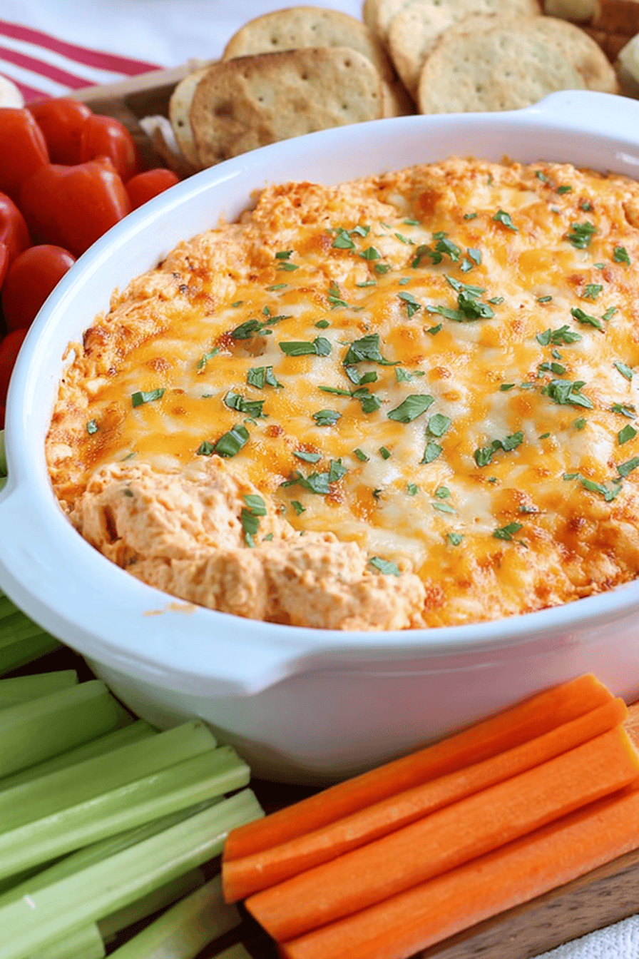 Spicy Cheesy Buffalo Chicken Dip Recipe