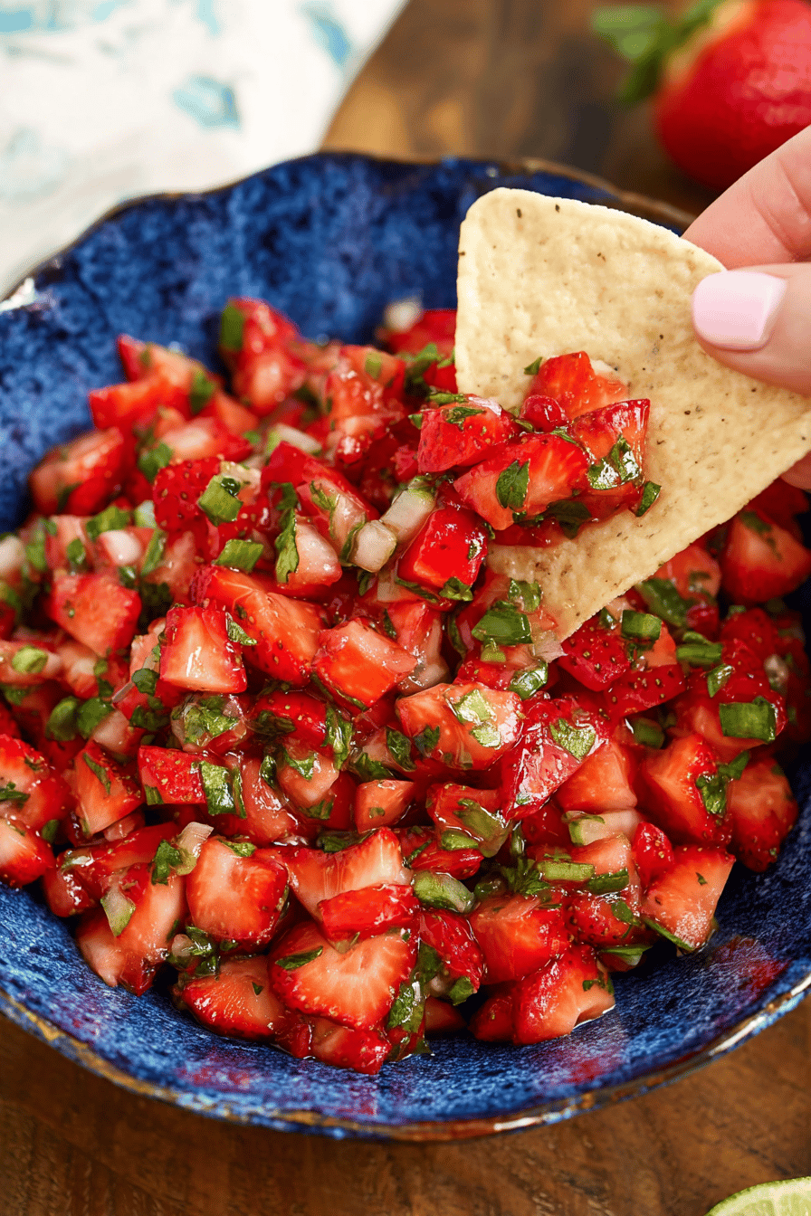 Spicy Strawberry Jalapeño Salsa