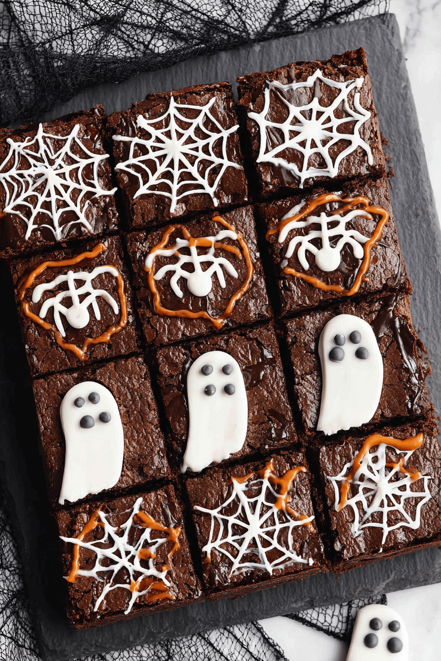 Spooky Halloween Brownie Bites