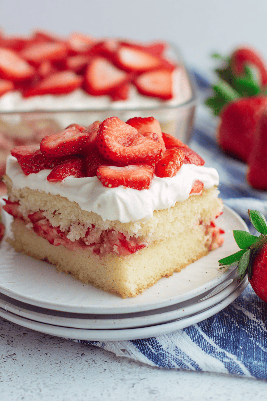 Strawberry Shortcake Dream with Cream Cheese Frosting