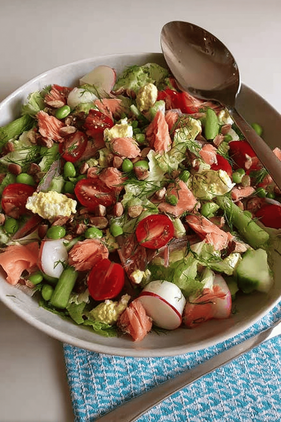 Summer Smoked Salmon & Feta Salad