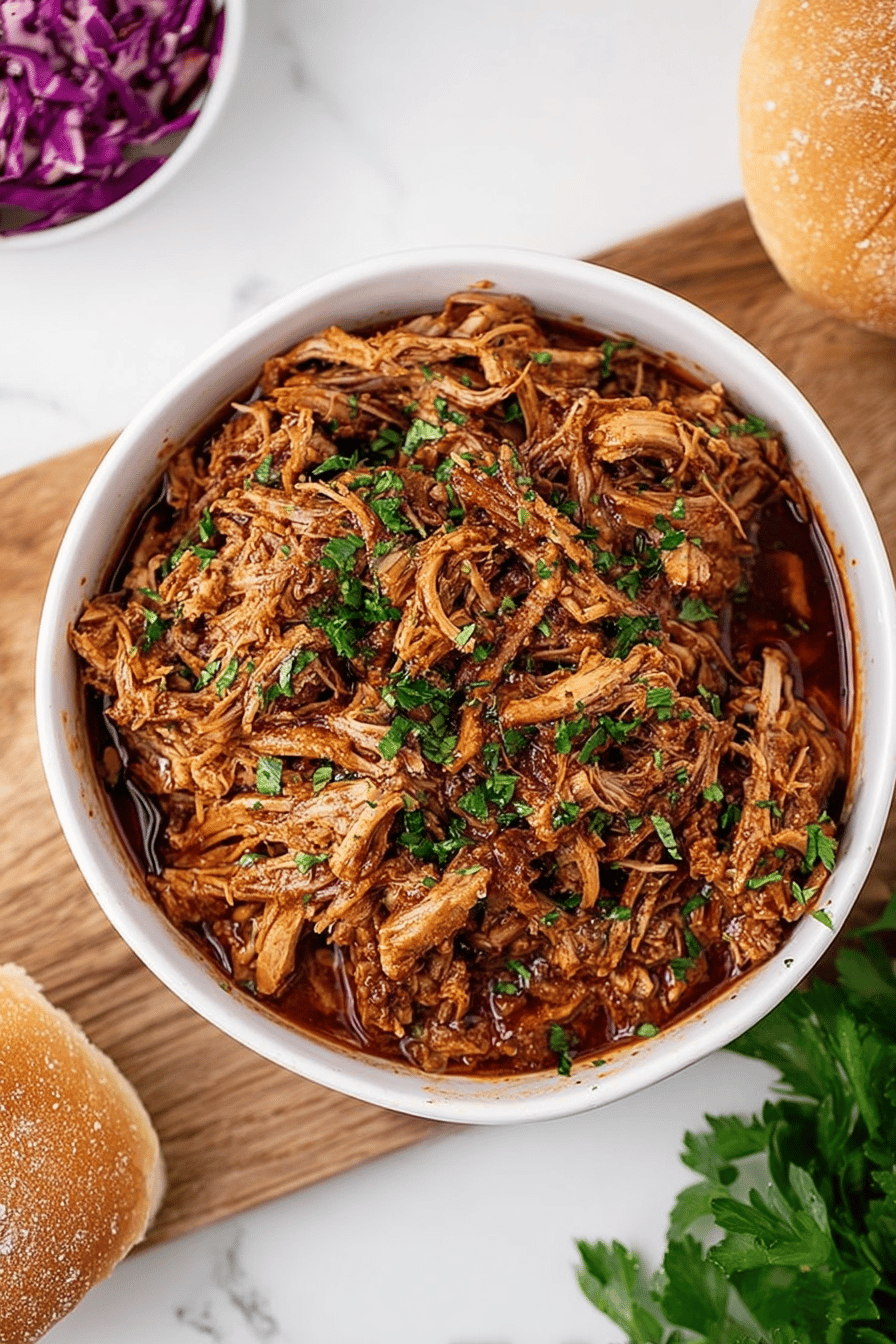 Sweet Asian Honey Balsamic Pulled Pork