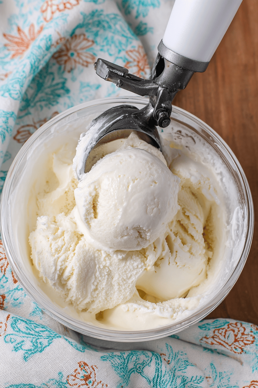 Tangy Sweet Sour Cream Ice Cream Delight