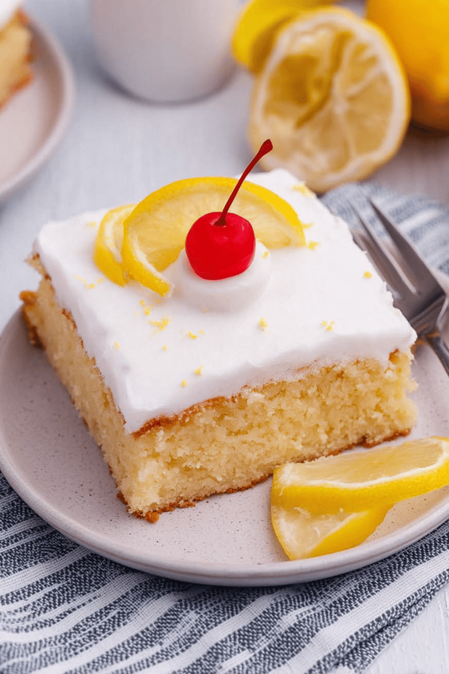 Zesty Lemon Sheet Cake for Year-Round Enjoyment