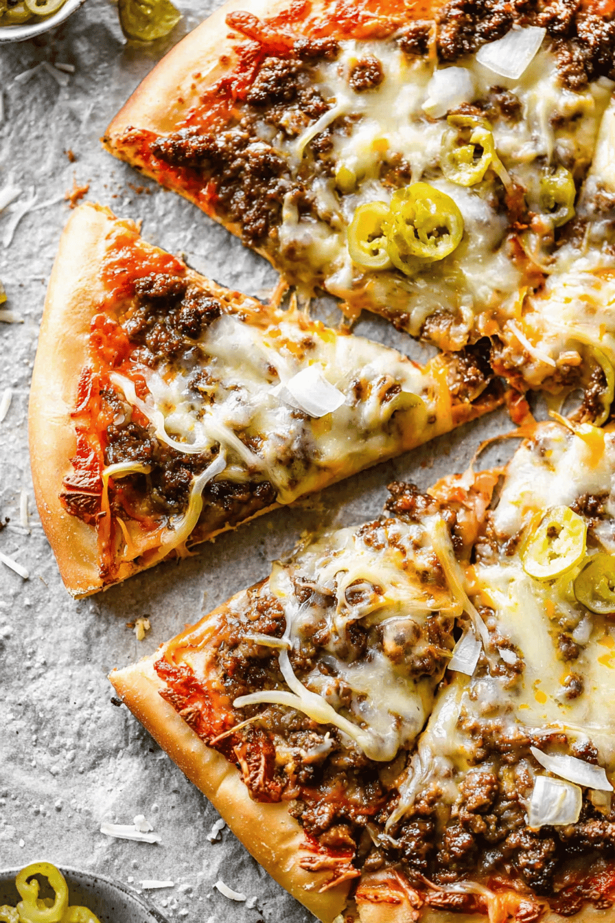 Cheeseburger Pizza Copycat Recipe with Special Sauce